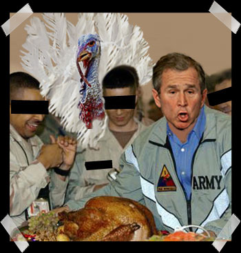 George Bush and the Turkey